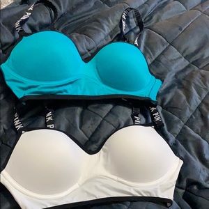 PINK Victoria Secret caged bralettes
